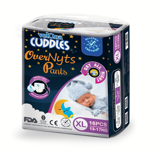 Velona Cuddles - Extra Large - OverNyts - 16 Pc Pack - Pant - Nesh Kids Store