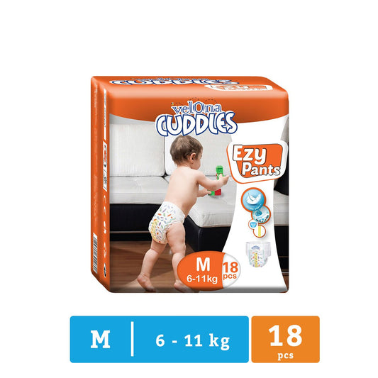 Velona Cuddles - Medium - Ezy Pants - 18 Pc Pack - Nesh Kids Store