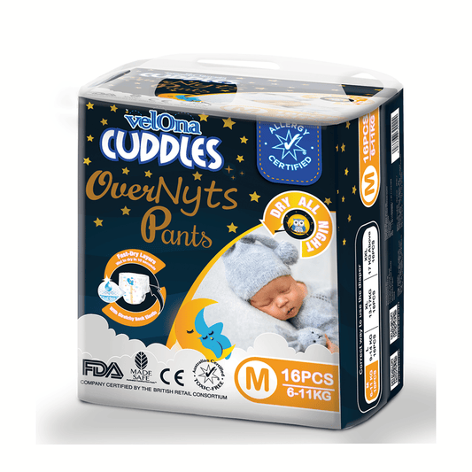 Velona Cuddles - Medium - OverNyts - 16 Pc Pack - Nesh Kids Store