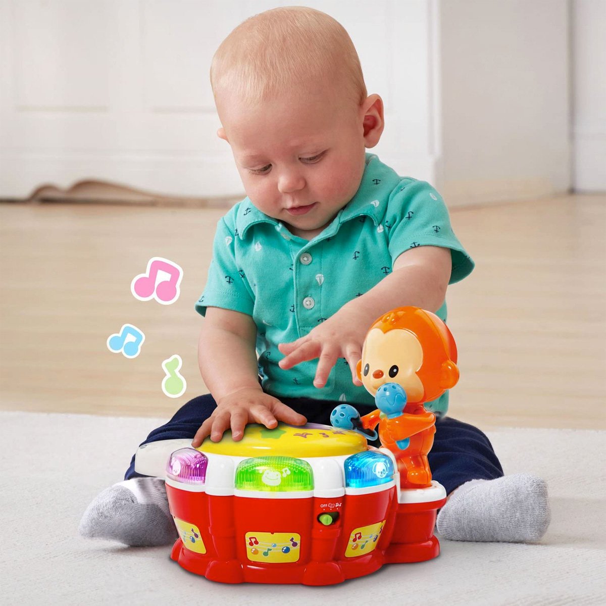 VTech Baby Beats Monkey Drum - Nesh Kids Store