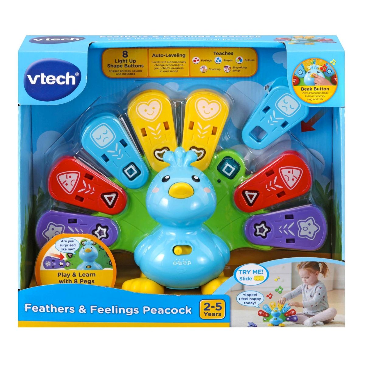 Vtech Feathers & Feelings Peacock - Nesh Kids Store