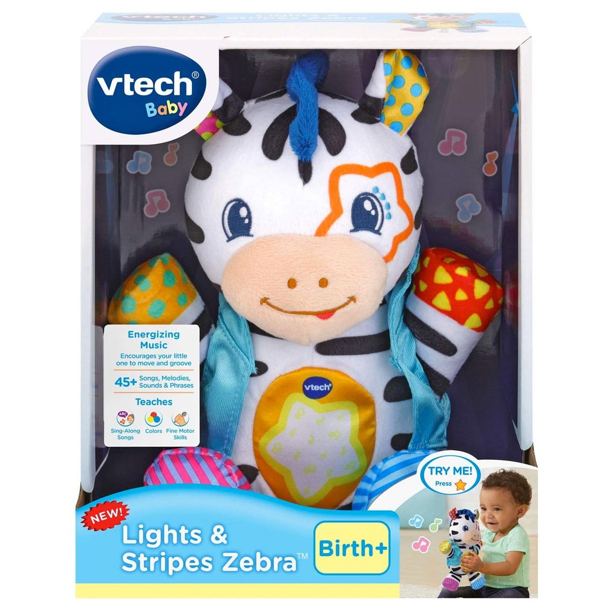 VTech Lights and Stripes Zebra - Nesh Kids Store