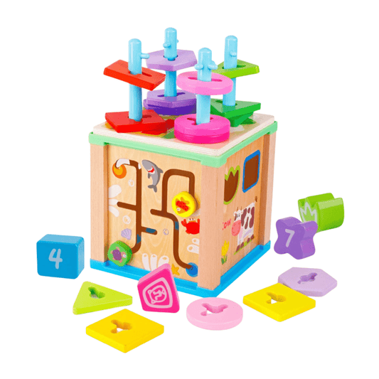 Wooden Multipurpose Educational Toy-(3+ Year) - Nesh Kids Store