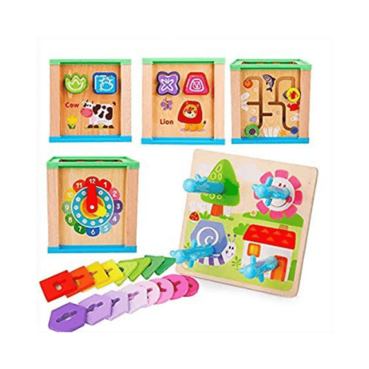 Wooden Multipurpose Educational Toy-(3+ Year) - Nesh Kids Store