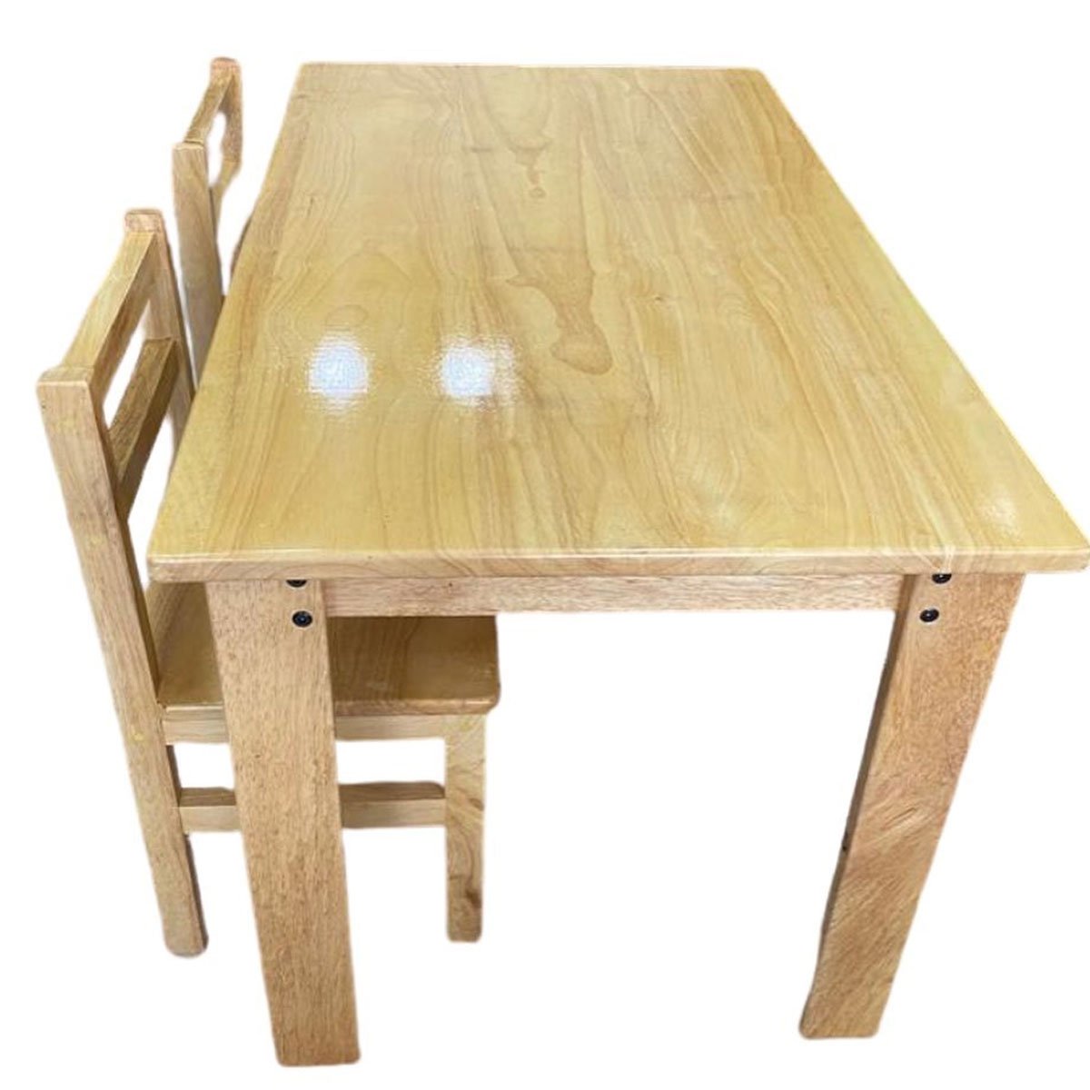 Wooden Study Table & Chair (Double) - Nesh Kids Store